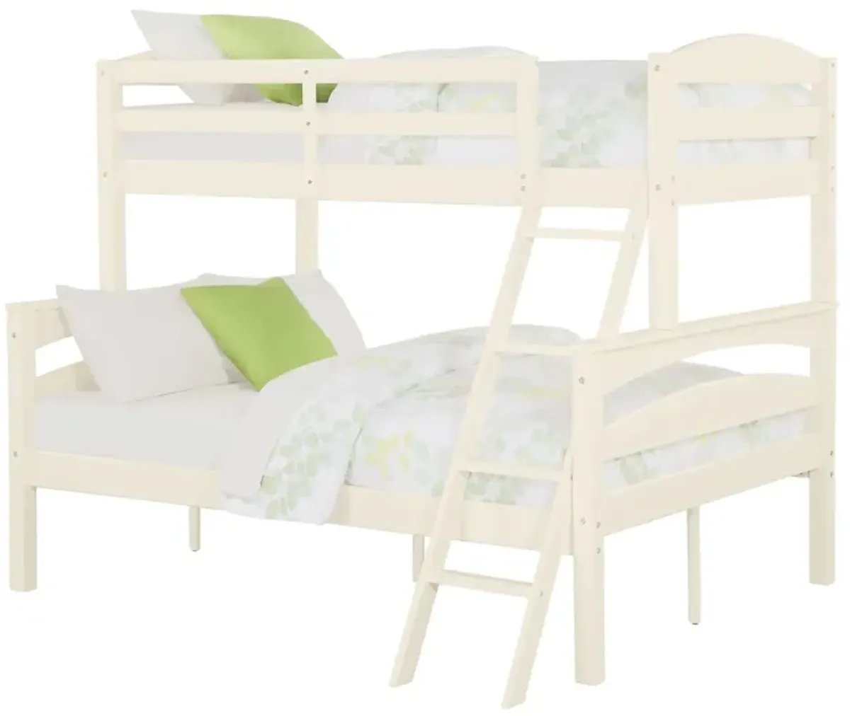 Brady Twin over Full Wooden Bunk Bed Frame with Ladder