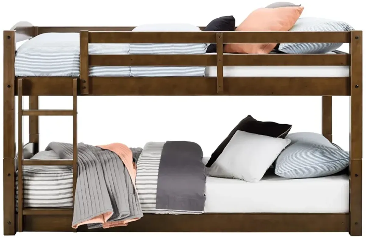 Sierra Twin over Twin Wood Bunk Bed, Converts into 2 Twin Beds