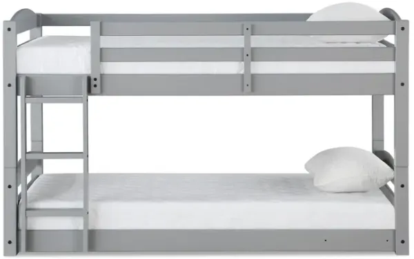 Sierra Twin over Twin Wood Bunk Bed, Converts into 2 Twin Beds