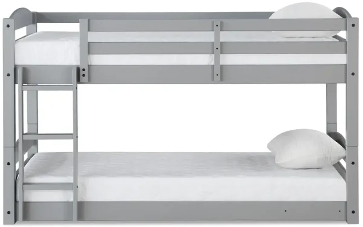 Sierra Twin over Twin Wood Bunk Bed, Converts into 2 Twin Beds