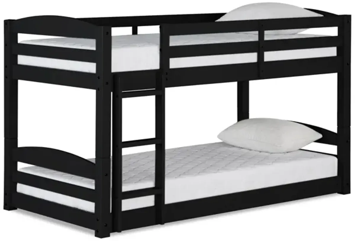 Sierra Twin over Twin Wood Bunk Bed, Converts into 2 Twin Beds