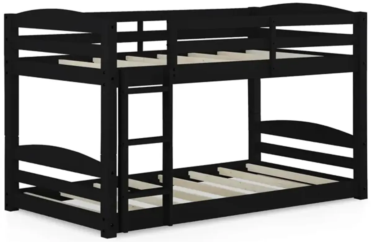 Sierra Twin over Twin Wood Bunk Bed, Converts into 2 Twin Beds