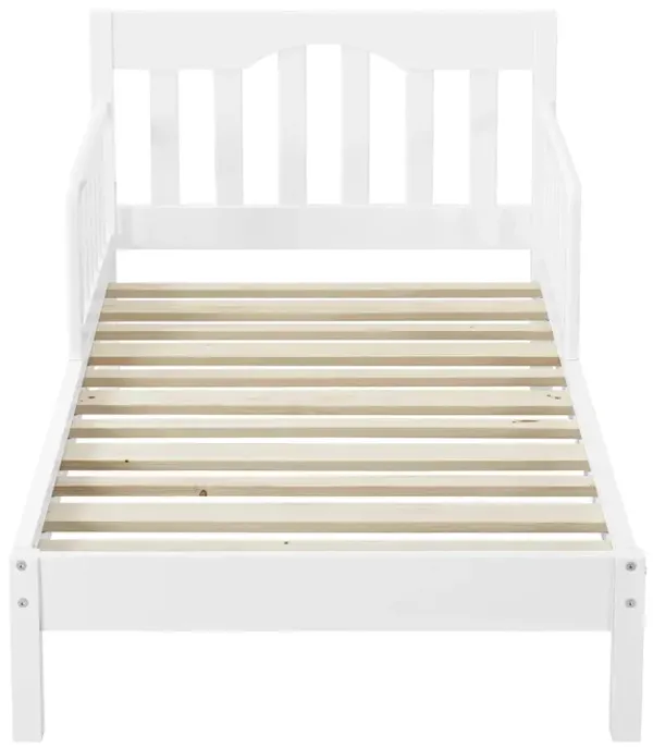 Carolina Wooden Toddler Bed with Secured Wooden Slats