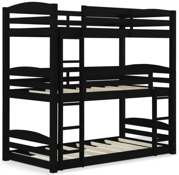 Sierra Triple Wood Bunk Bed, Converts into 3 Twin Beds
