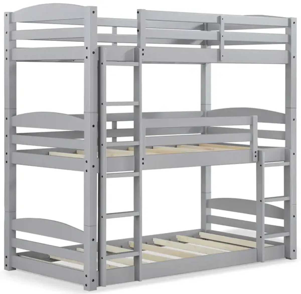 Sierra Triple Wood Bunk Bed, Converts into 3 Twin Beds