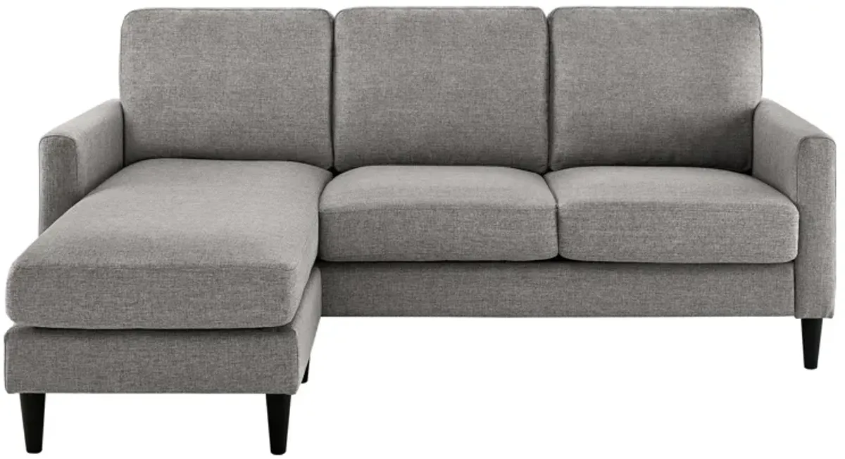 Kaci Linen Upholstered Reversible Sectional