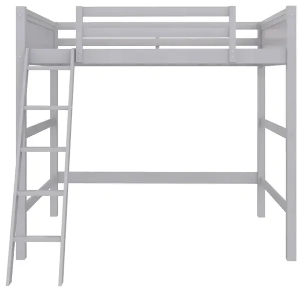 Denver Wooden Kids' Loft Bed with Storage Space