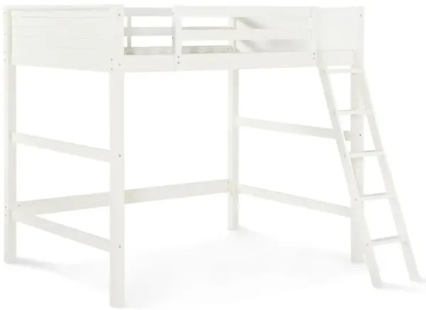Denver Wooden Kids' Loft Bed with Storage Space