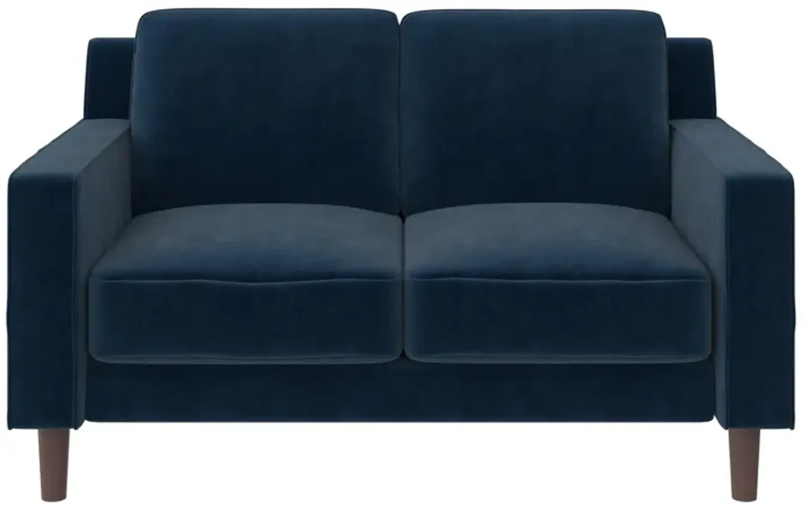 Brynn Fabric Upholstered 2 Seater Sofa with Wood Legs