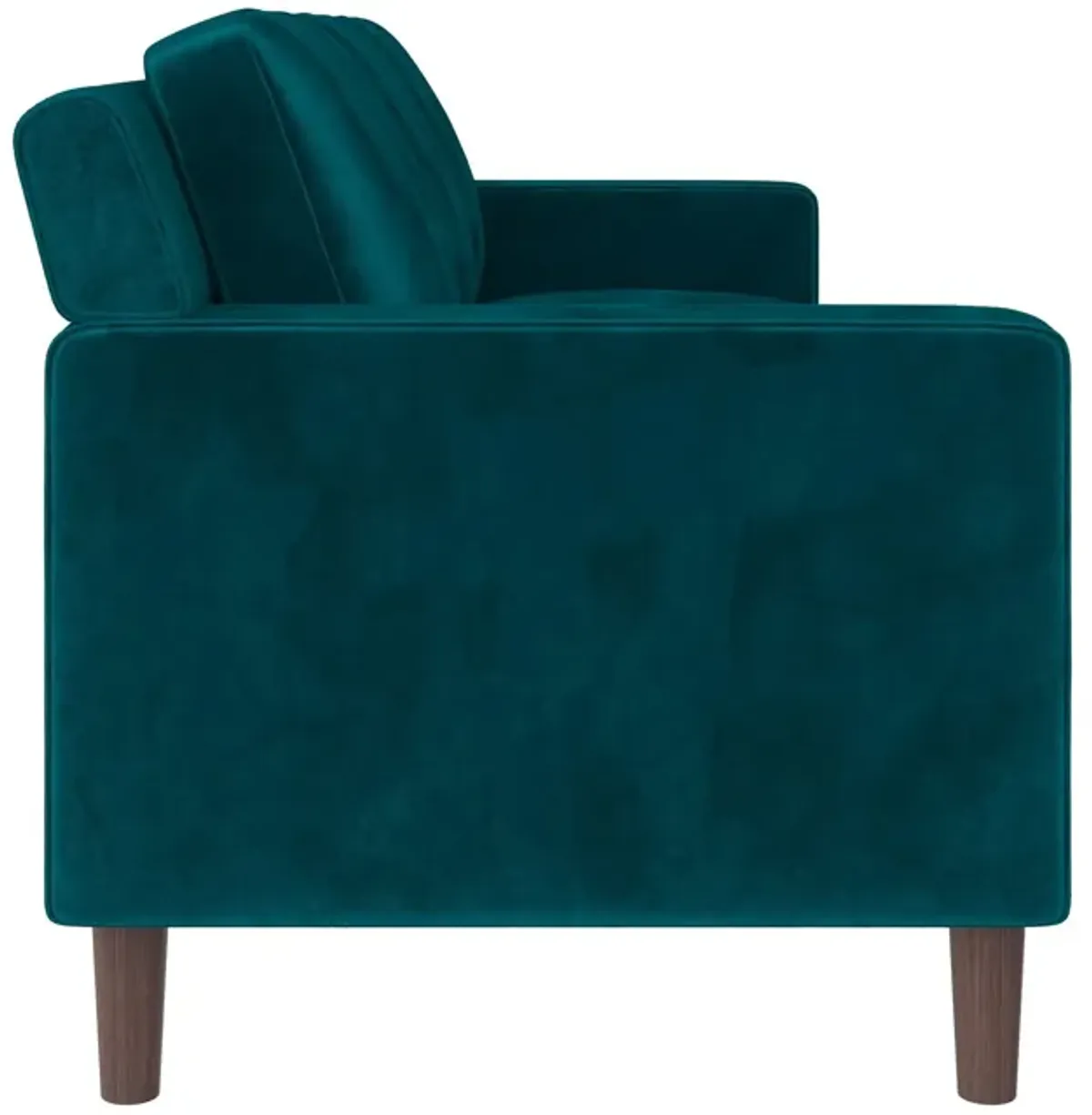 Brynn Fabric Upholstered 3 Seater Sofa with Wood Legs