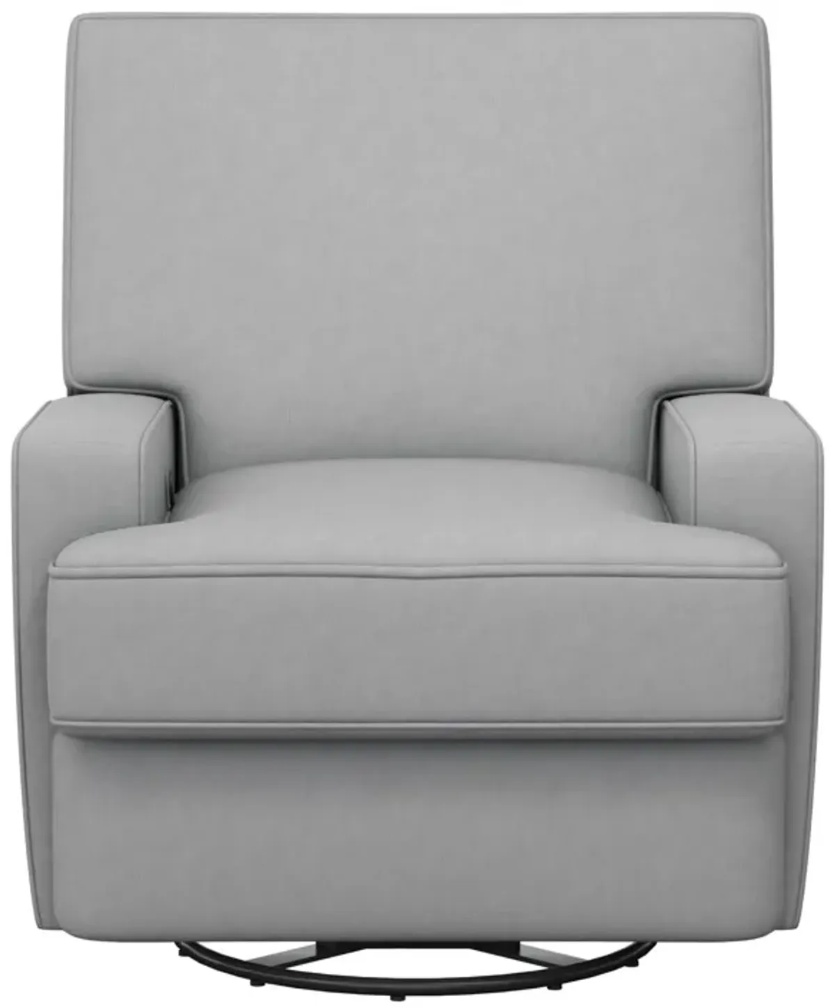 Rylan Upholstered Swivel Glider Recliner Chair with Square Back