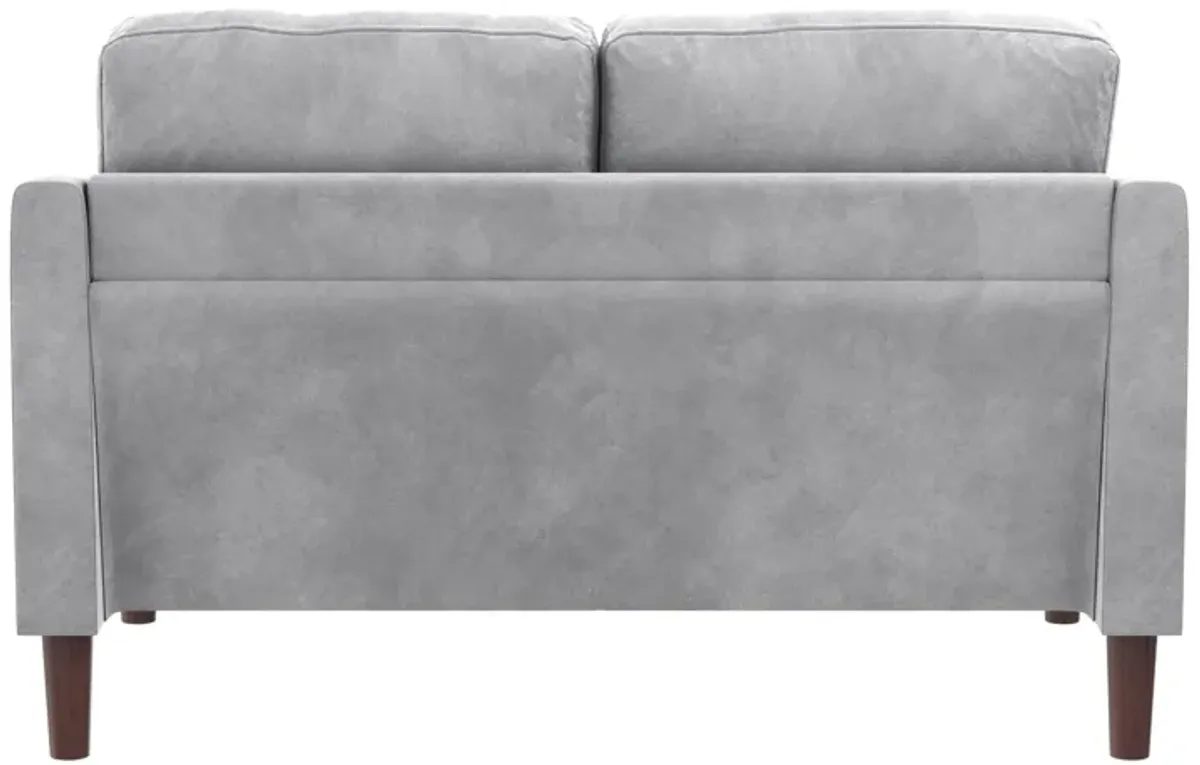 Marbella Velvet Upholstered 2-Seater Loveseat Sofa