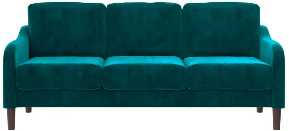 Marbella Velvet Upholstered 3-Seater Sofa