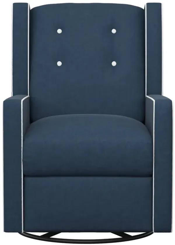 Mikayla Swivel Glider Recliner Chair Pocket Coil Seating