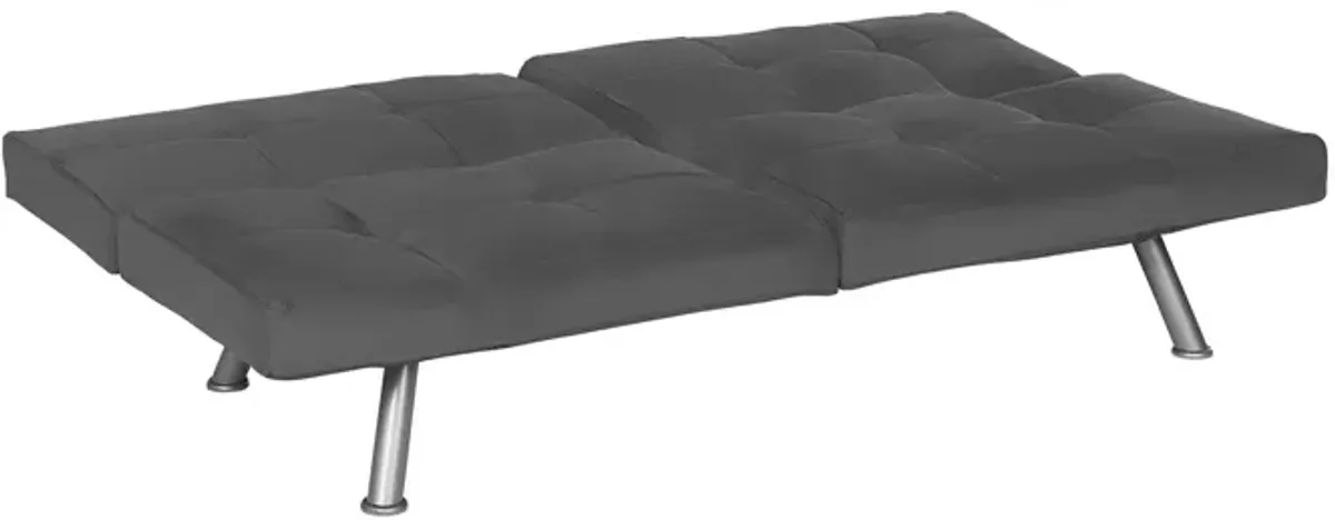 Contempo Split-Back Upholstered Futon with Multiple Reclining Positions