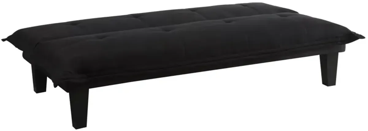 Lodge Microfiber Upholstered Futon with Extra-Padded Seats
