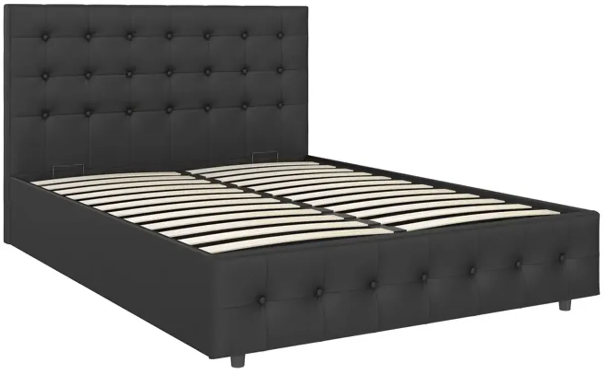 Cambridge Upholstered Bed with Gas Lift Storage Compartment