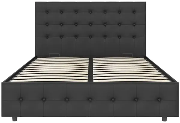 Cambridge Upholstered Bed with Gas Lift Storage Compartment