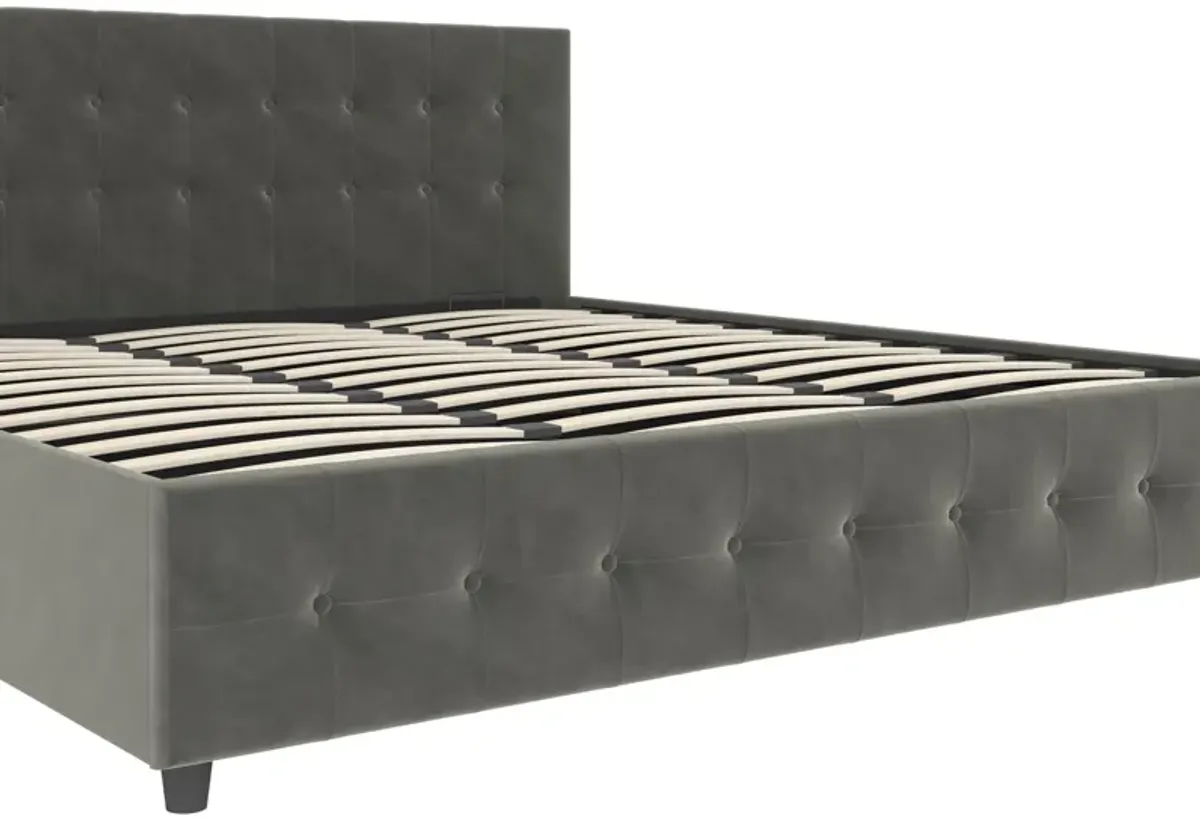 Cambridge Upholstered Bed with Gas Lift Storage Compartment