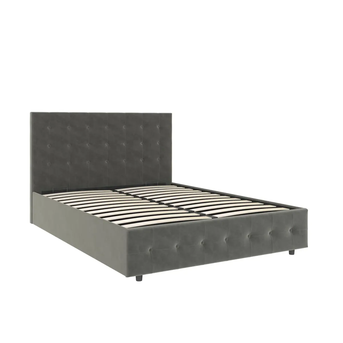 Cambridge Upholstered Bed with Gas Lift Storage Compartment