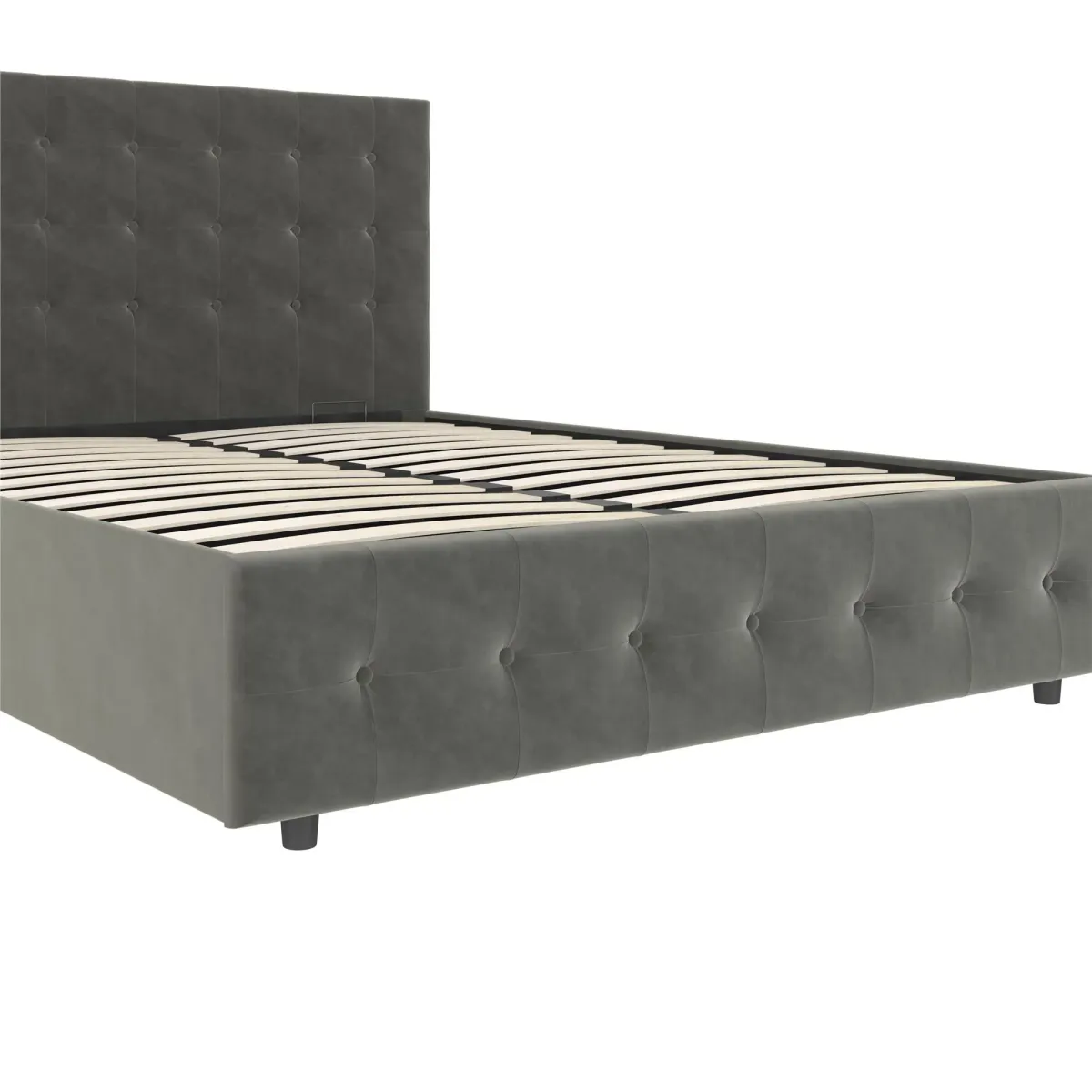 Cambridge Upholstered Bed with Gas Lift Storage Compartment