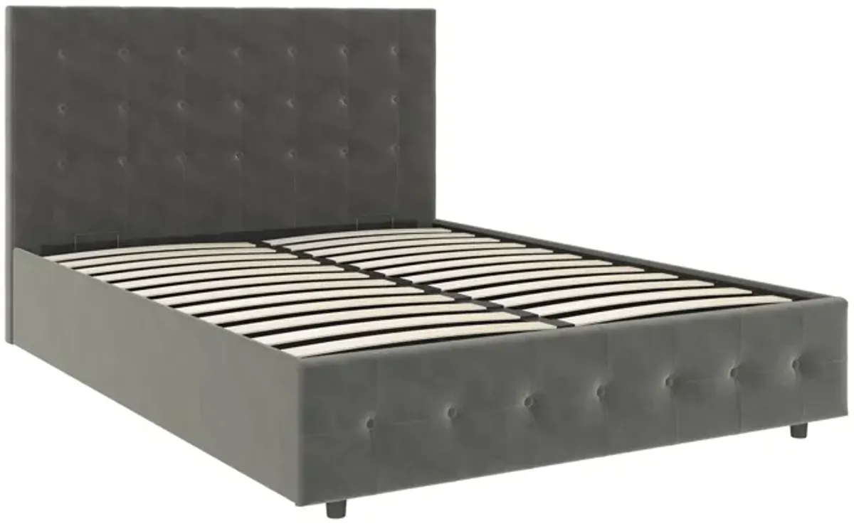 Cambridge Upholstered Bed with Gas Lift Storage Compartment