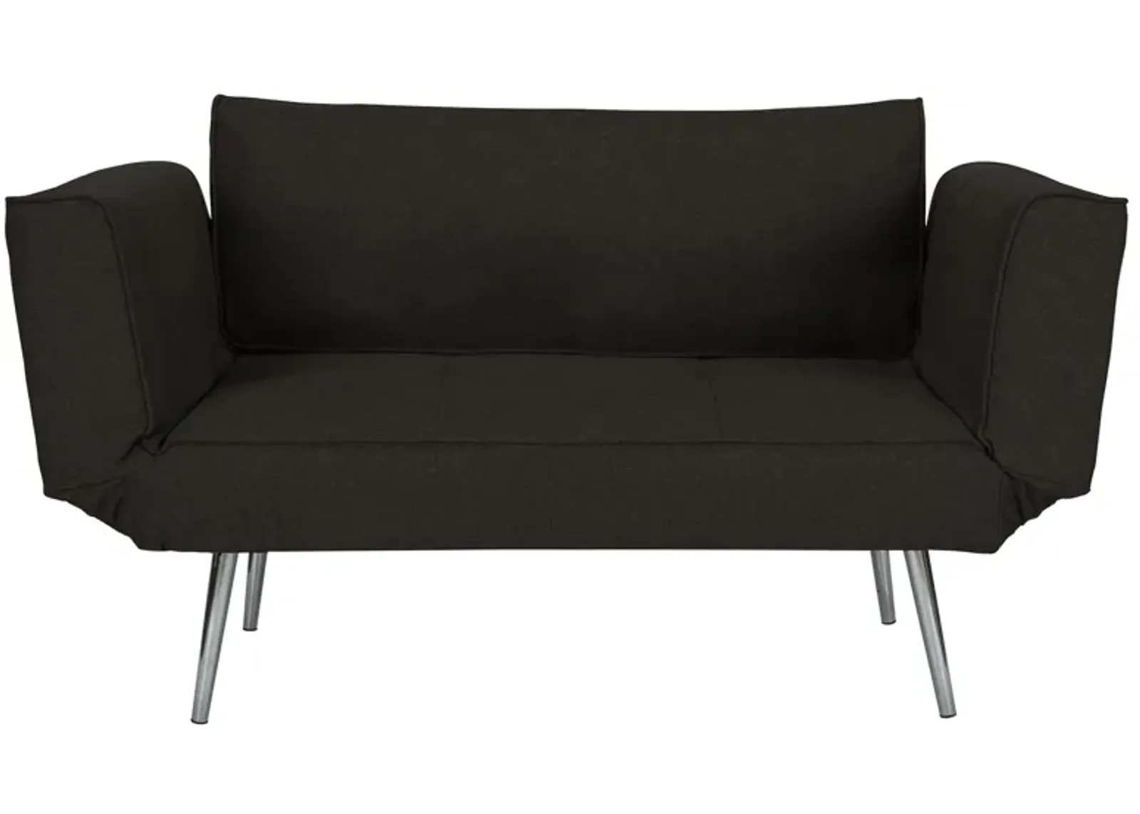 Euro Futon with Magazine Storage with Multiple Seating Positions