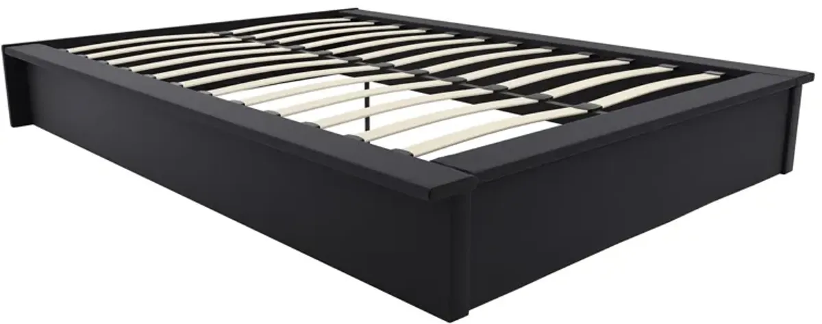 Maven Upholstered Bed with Modern Low Profile Design