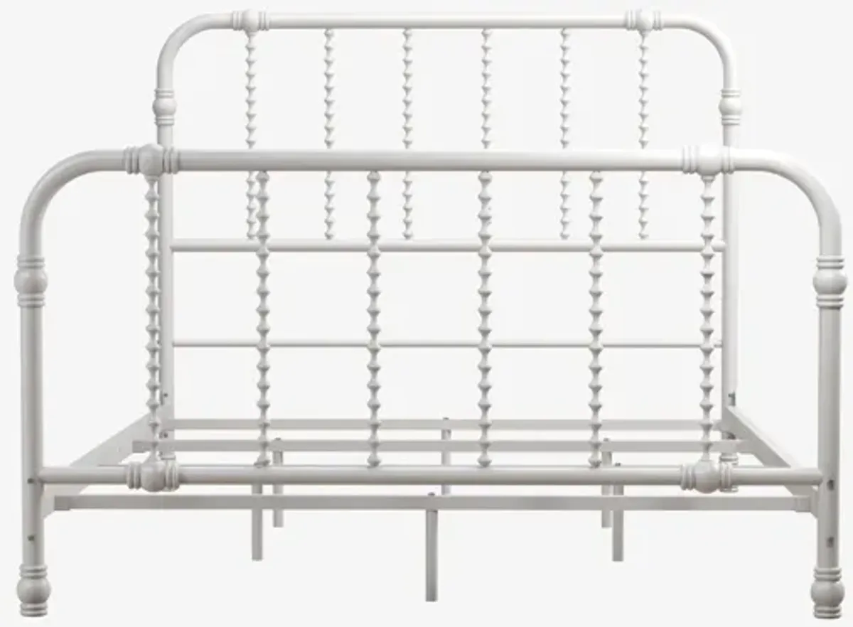 Jenny Lind Metal Bed with Twist Spindles