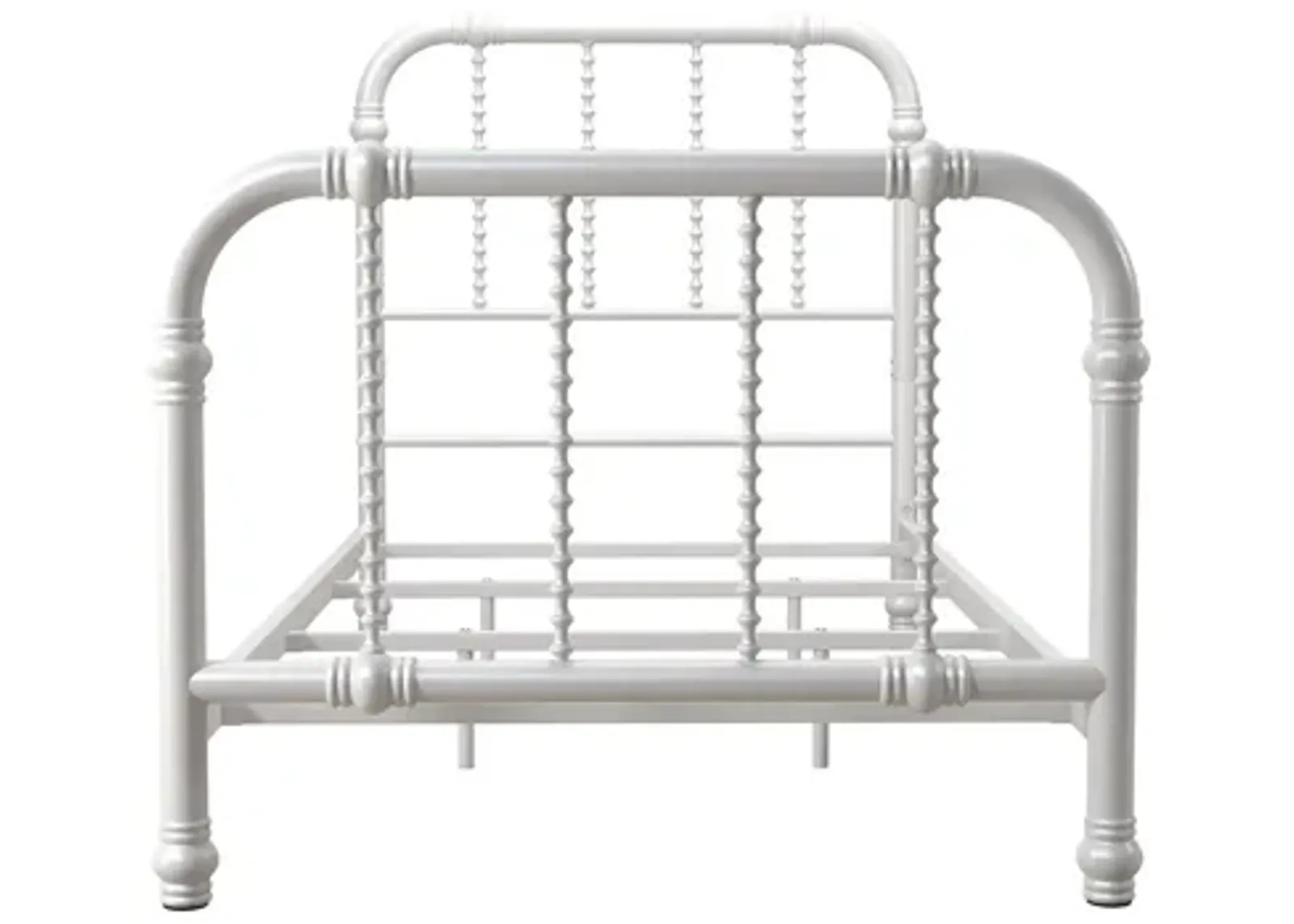 Jenny Lind Metal Bed with Twist Spindles