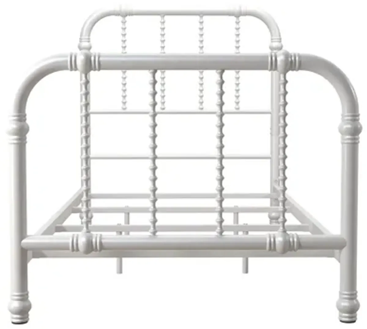 Jenny Lind Metal Bed with Twist Spindles