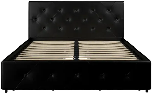 Dakota Upholstered Bed with Left Or Right Storage Drawers