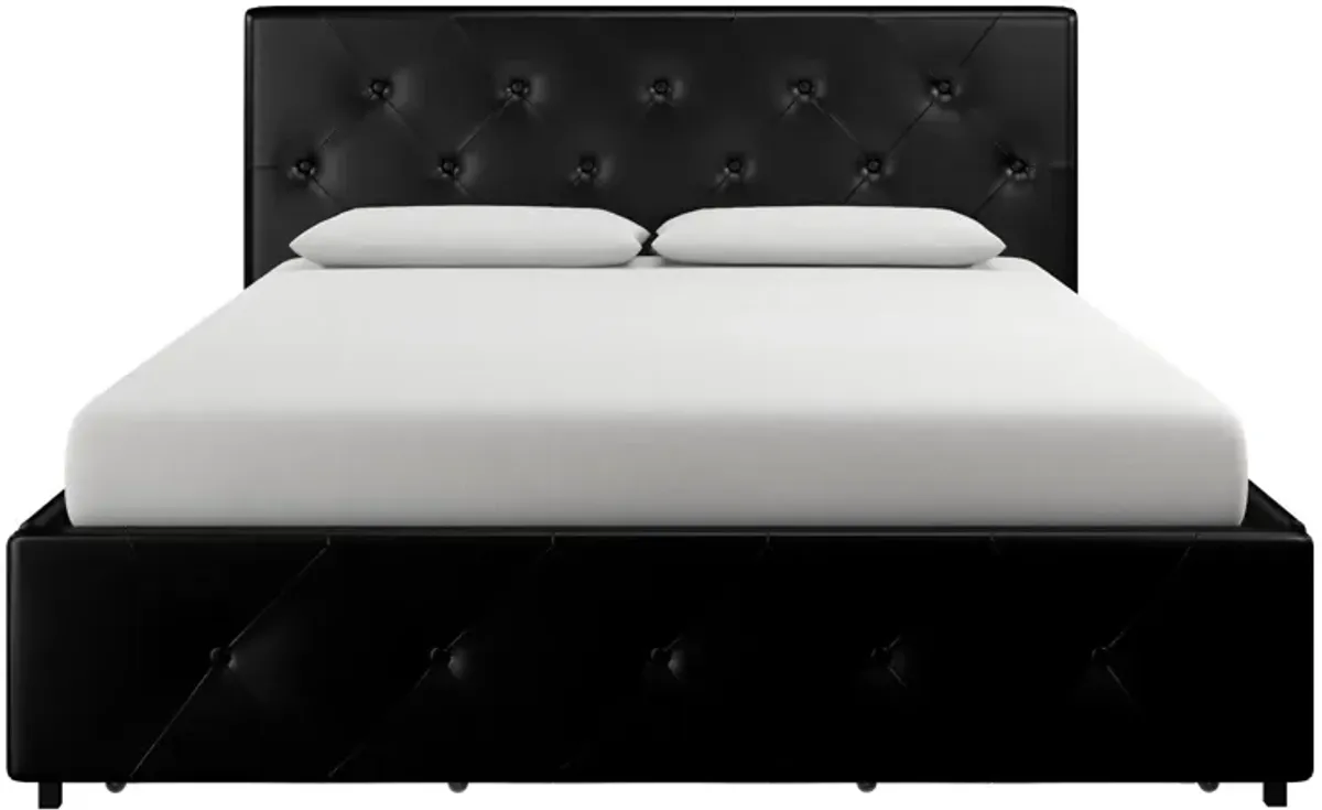 Dakota Upholstered Bed with Left Or Right Storage Drawers