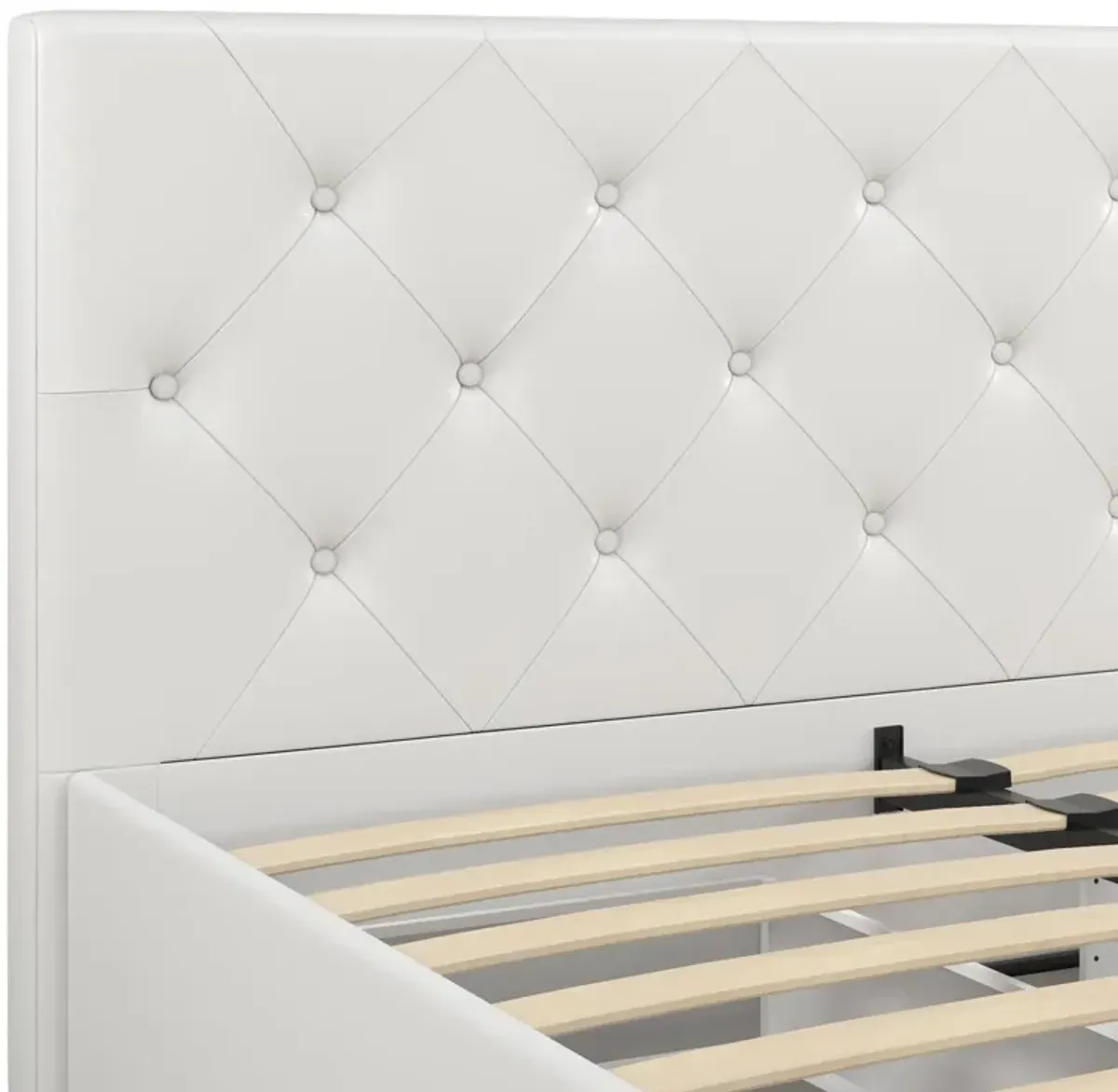 Dakota Upholstered Bed with Left Or Right Storage Drawers