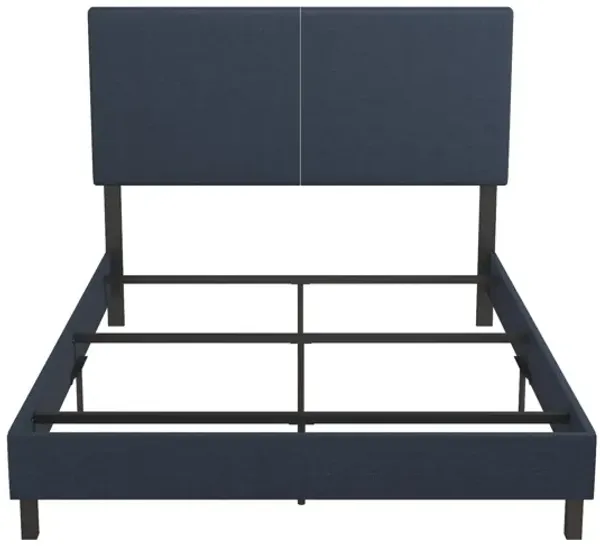 Janford Upholstered Bed with Sturdy Wood and Metal Frame