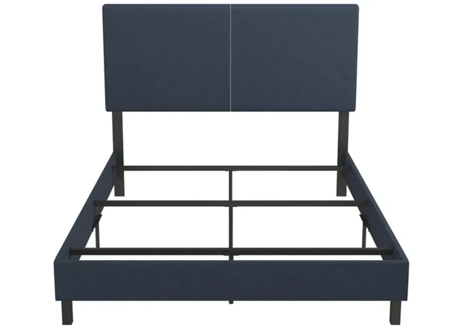 Janford Upholstered Bed with Sturdy Wood and Metal Frame