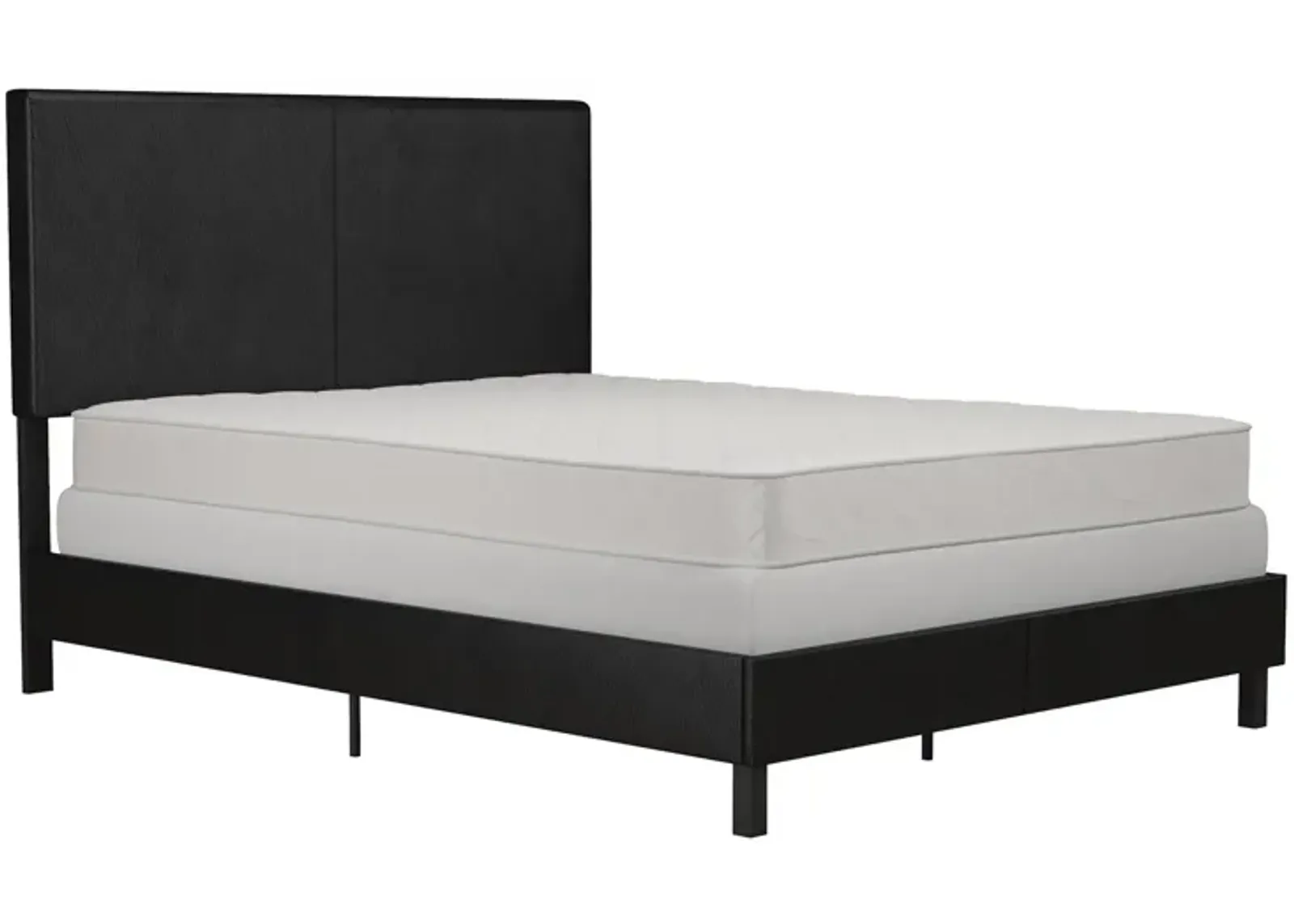 Janford Upholstered Bed with Sturdy Wood and Metal Frame