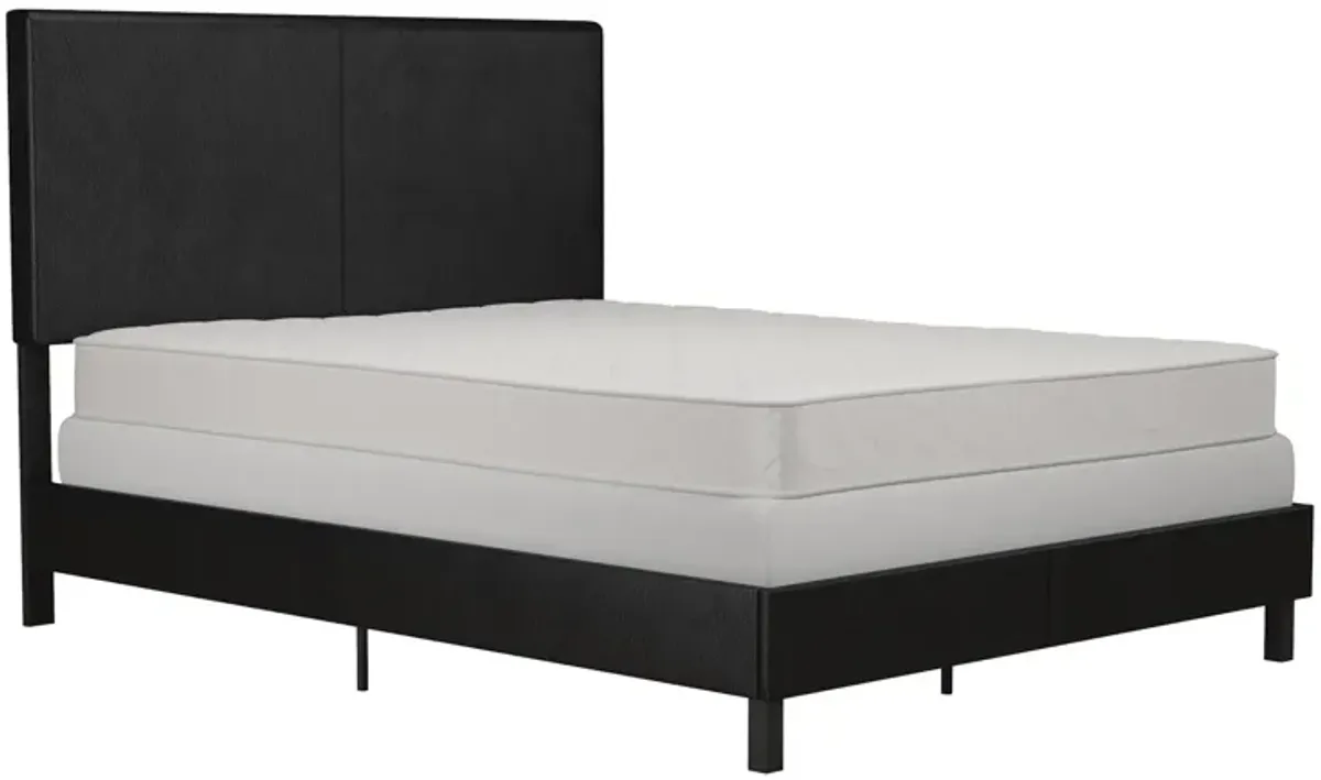 Janford Upholstered Bed with Sturdy Wood and Metal Frame