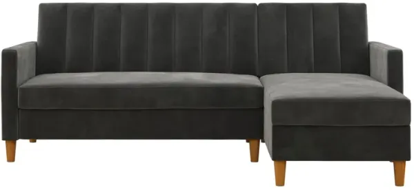 Celine Reversible Sectional Futon with Storage Chaise
