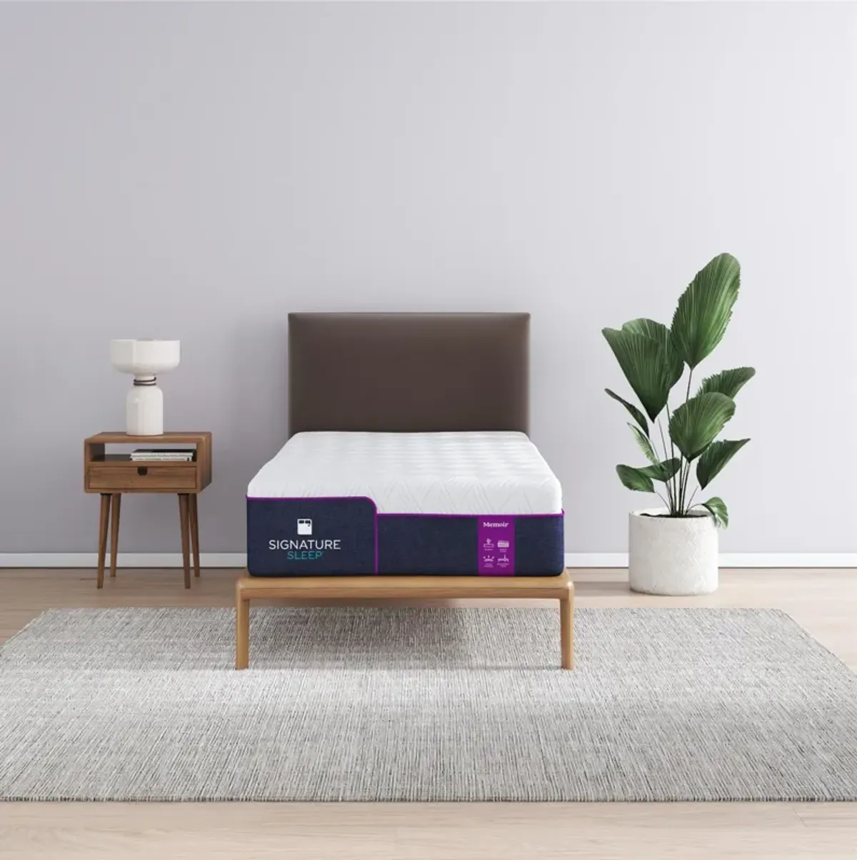 Memoir 12 Inch Memory Foam Mattress Relieves Pressure Points