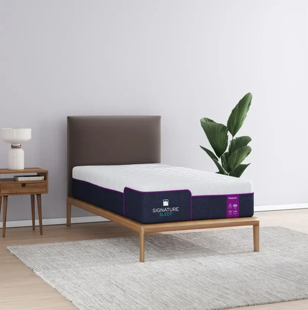 Memoir 12 Inch Memory Foam Mattress Relieves Pressure Points