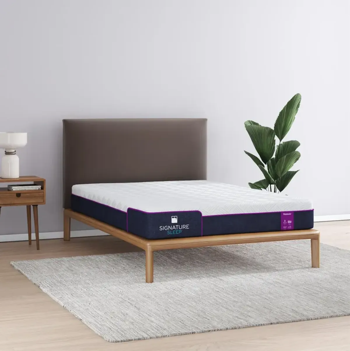 Memoir 8 Inch Memory Foam Mattress Relieves Pressure Points