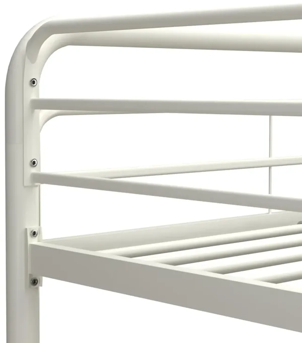 Dusty Twin over Full Metal Bunk Bed with Integrated Ladder