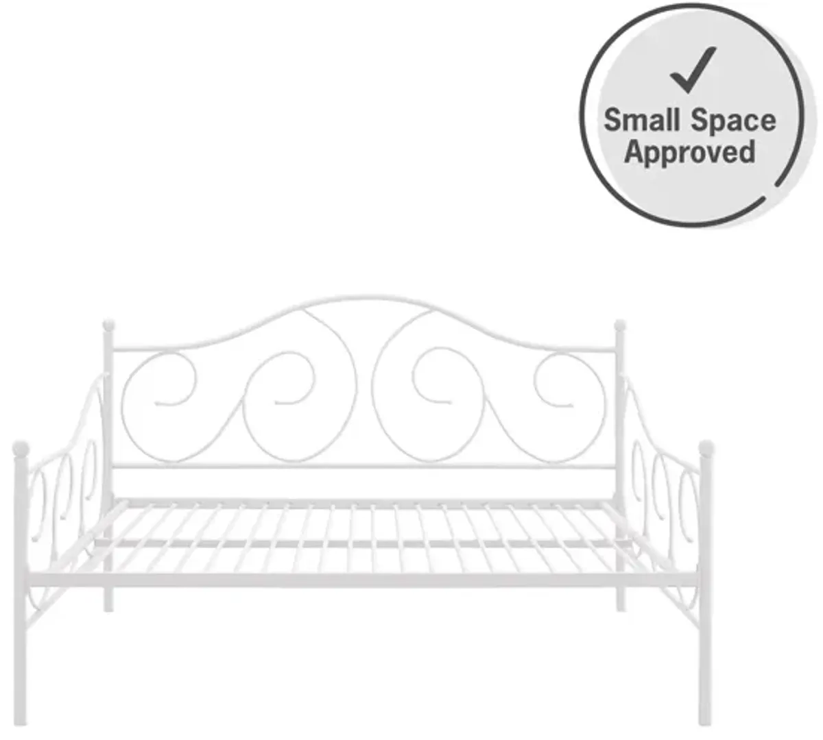 Victoria Metal Daybed with 15 Inch Clearance for Storage