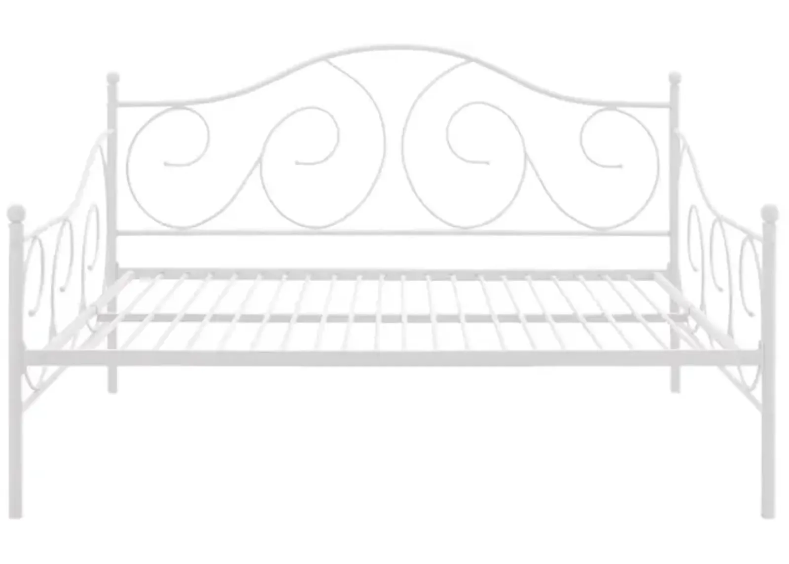 Victoria Metal Daybed with 15 Inch Clearance for Storage