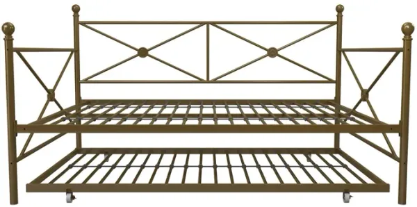 Lubin Metal Daybed and Trundle Set