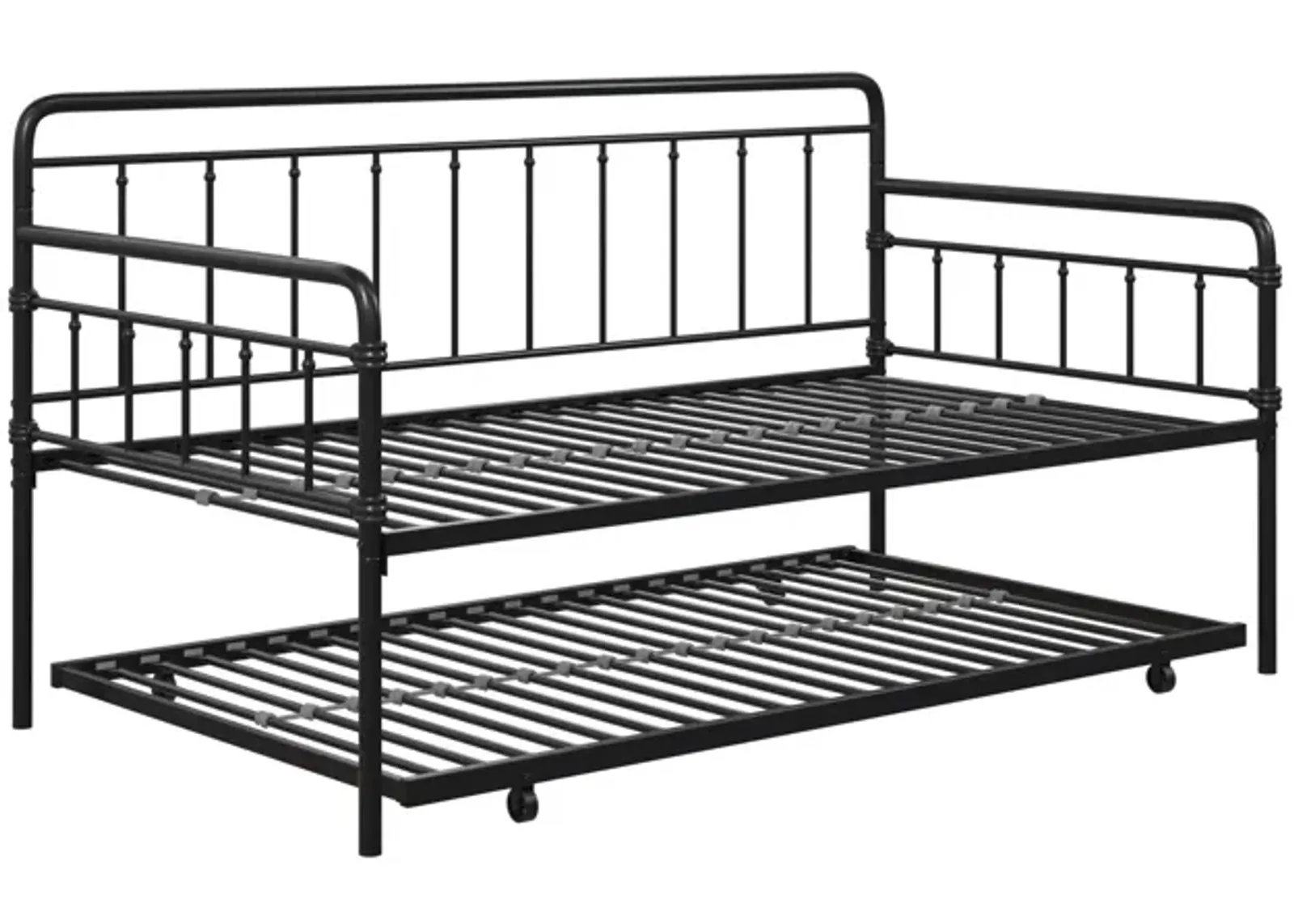 Wallace Spindle Metal Daybed and Trundle Set