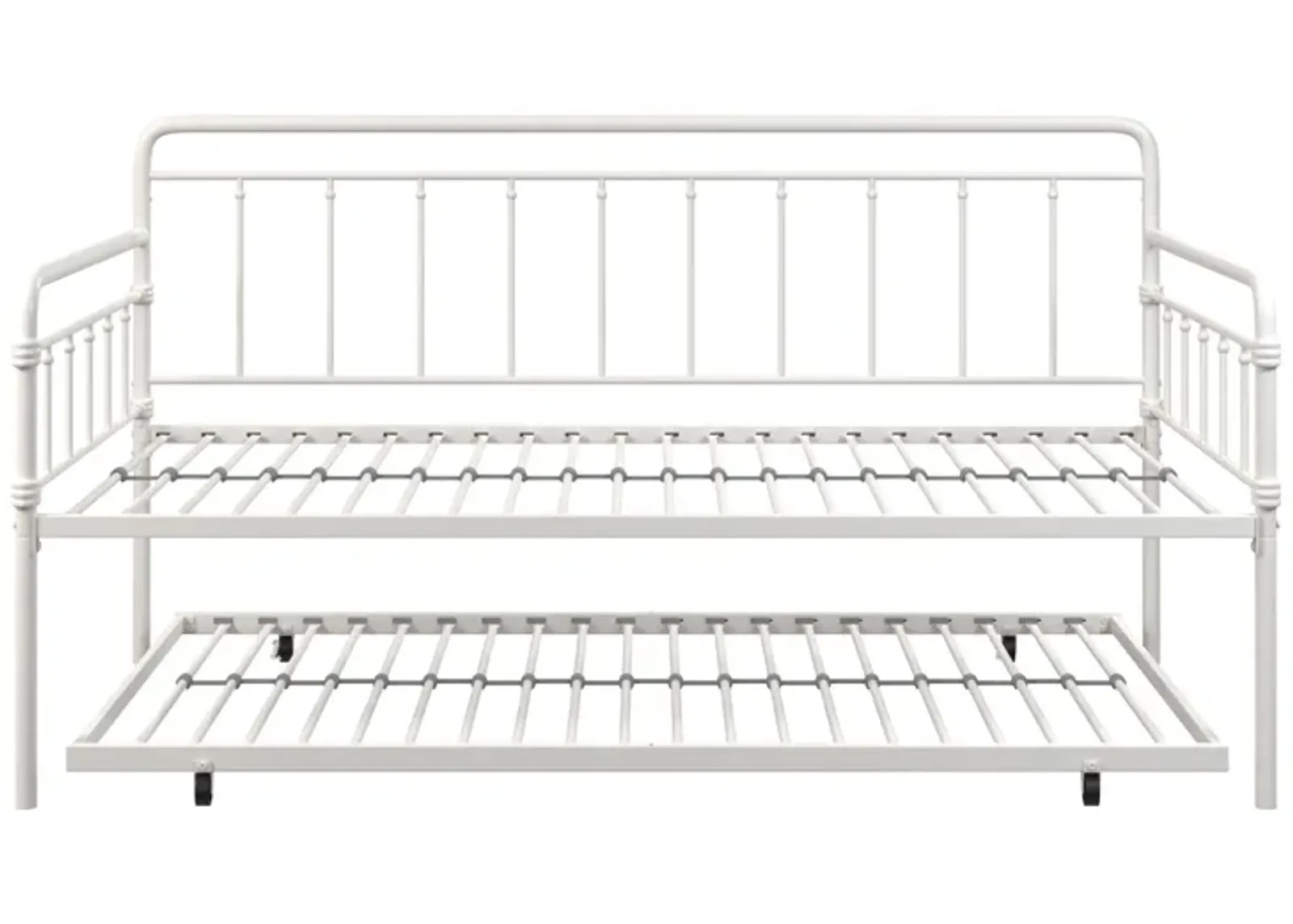 Wallace Spindle Metal Daybed and Trundle Set