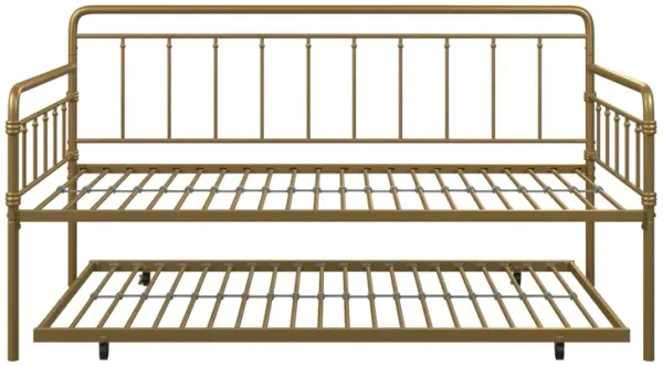 Wallace Spindle Metal Daybed and Trundle Set