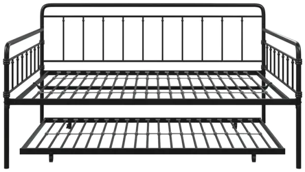 Wallace Spindle Metal Daybed and Trundle Set